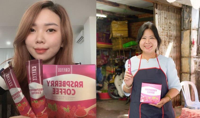 Ca Phe Mam Xoi Giam Can Raspberry Coffee 5